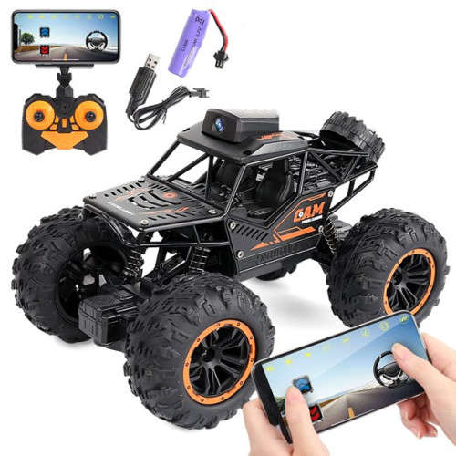 RC Stunt Car WIFI Camera Alloy Climbing Truck Kids Off-Road Vehicle Holiday Gift