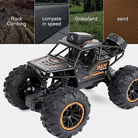RC Stunt Car WIFI Camera Alloy Climbing Truck Kids Off-Road Vehicle Holiday Gift