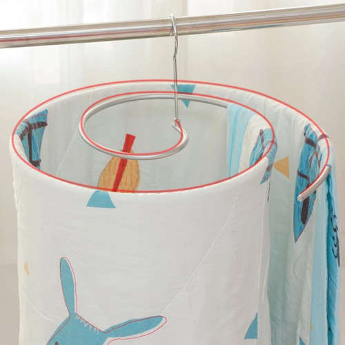 Drying quilt artifact spiral drying rack multi-functional balcony bed sheet quilt storage household