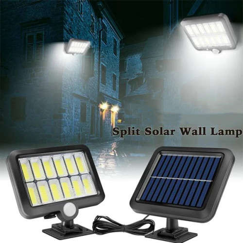 12 COB Solar Rechargeable Led Lights With Motion Sensor Outdoor Garden