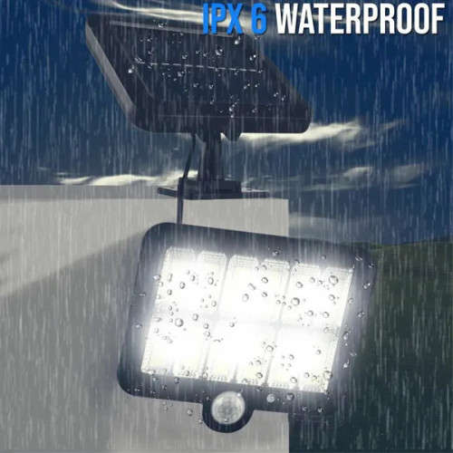 12 COB Solar Rechargeable Led Lights With Motion Sensor Outdoor Garden