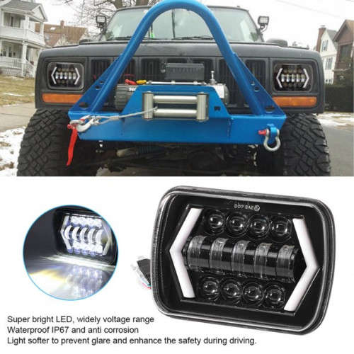 7 inch arrow headlight Autos LED Headlamp