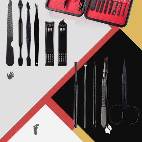 Nail Art Set 15 Pieces Nail Clipper Set Decoration Toe Nail Scissors