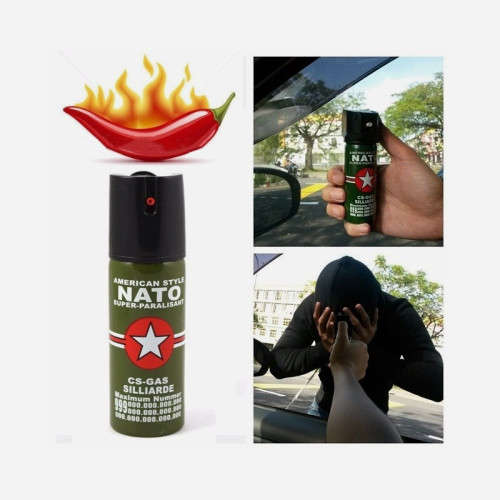 Pepper Spray Self Defense Device Personal Security Tear Gas Spray Police With Security Lock