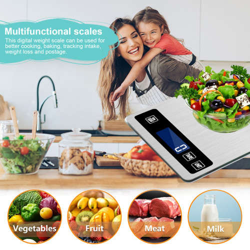 Household Digital Stainless Steel Kitchen Electronic Scale Food Food Coffee Scale Kitchen Electronic
