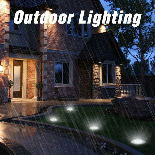 8LED solar underground light landscape light garden decoration outdoor lighting ground light