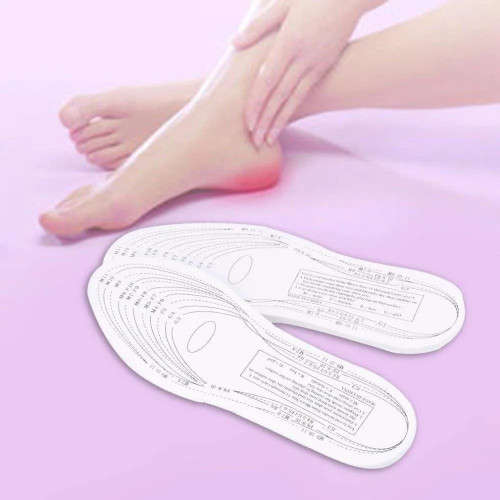 Memory Foam Insoles White 1 Pair Unisex Shoe Pad Insoles