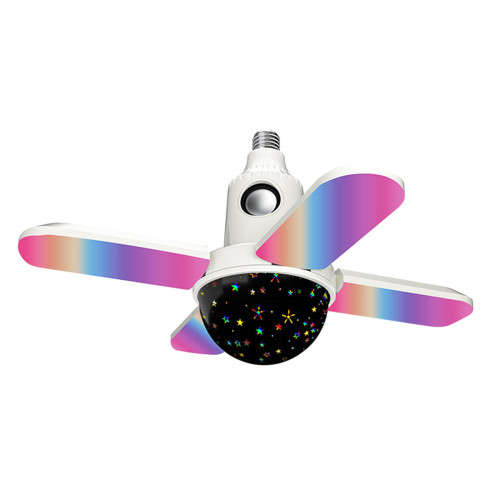 3-Leaf Starry Sky Light Bluetooth Music Light Remote Control Rgb Led Light