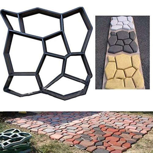 Concrete Mould DIY Garden Path Paving Brick Mould Garden Yard Decoration Irregular Pattern
