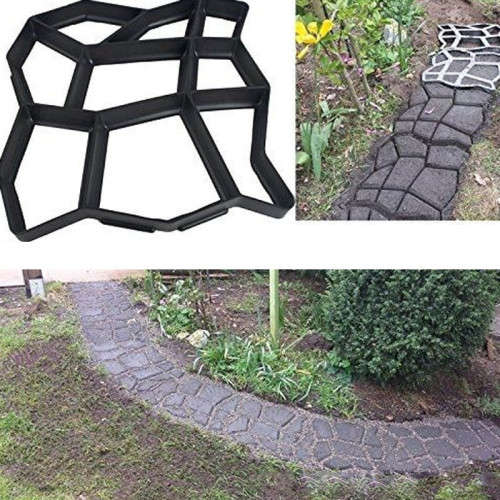 Concrete Mould DIY Garden Path Paving Brick Mould Garden Yard Decoration Irregular Pattern