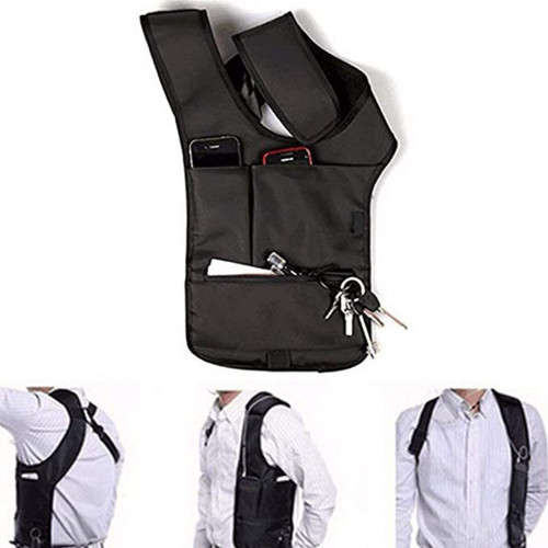 Hidden Underarm Shoulder Bag Phone/Money/Passport Backpack Anti-theft Hidden Travel Backpack