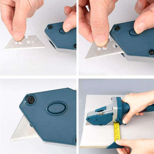 Drywall Cutting Set, All-in-One Drywall Cutting Hand Tool with Tape Measure and Utility Knife