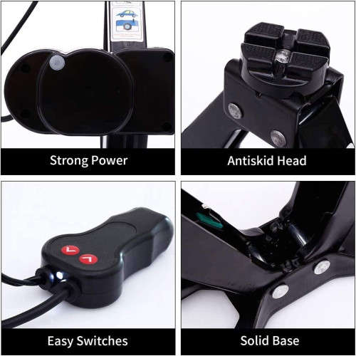 Electric Jack 12V Car Portable Mechanical Lifting Jack Wheel Removal Aid Tool Car Repair Tool