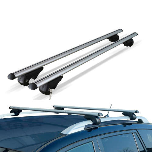 5601 Roof rack lockable aluminum roof cross bar 120cm with key