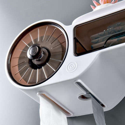 Toilet paper holder multifunctional household storage box