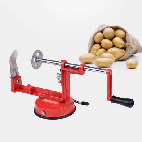 Potato Machine Slicer Manual Stainless Steel Cutter Spiral Tornado Twister Chips