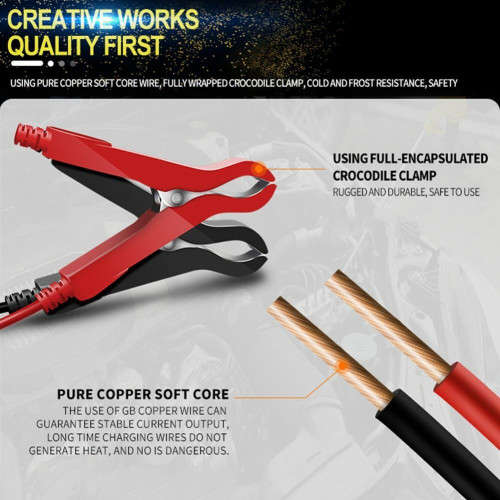 Universal Car Battery Charger 12V 8A 24V 4A Smart Automatic Battery Charger LCD Display Pulse Repair