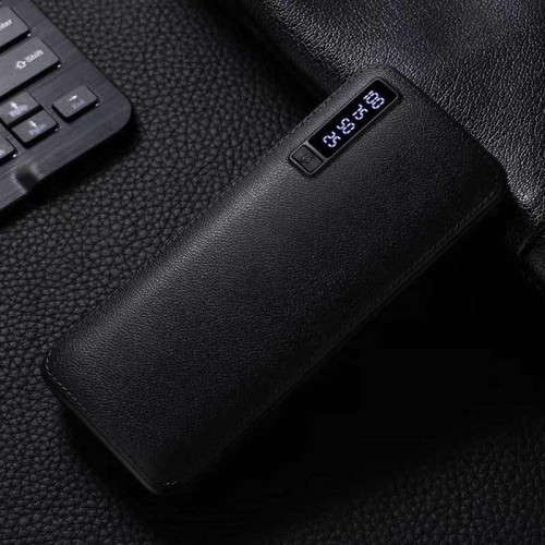 Large-capacity Power Bank 3USB Battery Leather Case Mobile Phone Charger