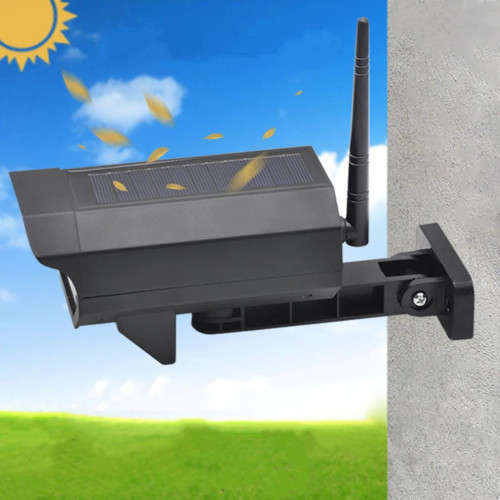 Simulation Monitoring Fake Camera Solar Induction Wall Lamp LED Strong Light Remote Control Wireless
