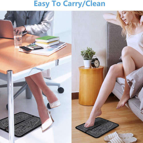 EMS Foot Massage Mat Foot Physiotherapy Relaxation Electric Muscle Stimulation Mat Trainer