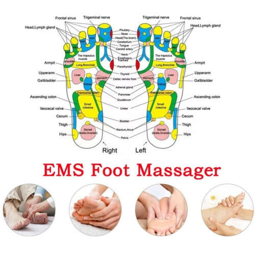 EMS Foot Massage Mat Foot Physiotherapy Relaxation Electric Muscle Stimulation Mat Trainer