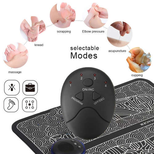EMS Foot Massage Mat Foot Physiotherapy Relaxation Electric Muscle Stimulation Mat Trainer