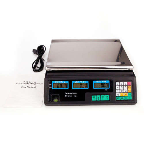 Electronic scale 40kg electronic price calculation scale commercial electronic fruit scale