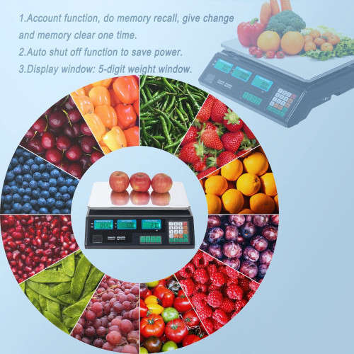 Electronic scale 40kg electronic price calculation scale commercial electronic fruit scale