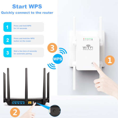 Wifi Repeater Wireless Signal Amplifier Router Network Extender Booster Wireless Wifi Extender