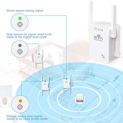 Wifi Repeater Wireless Signal Amplifier Router Network Extender Booster Wireless Wifi Extender