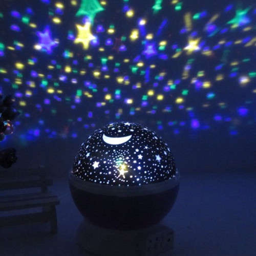 Star Sky LED Rotating Projector Starry Night Light  Kids Room Moon Cosmos Lamp