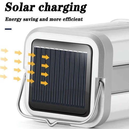 Solar Led Emergency Light Outdoor Tent Light Portable Lantern Hiking Camping Light