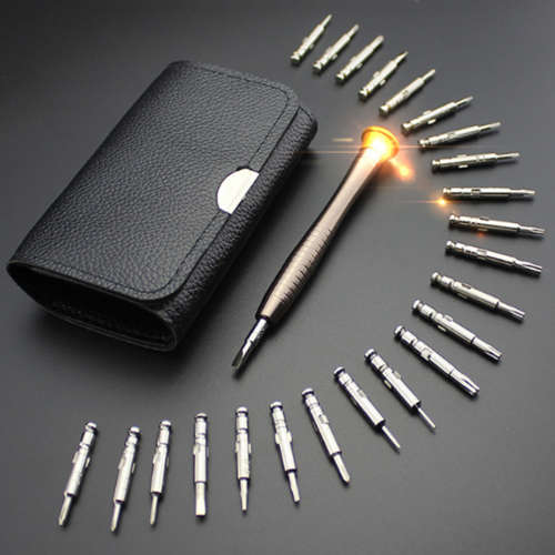 Mini Precision Screwdriver Set 25 in 1 Tool Kit Repair for iPhone Camera Watch