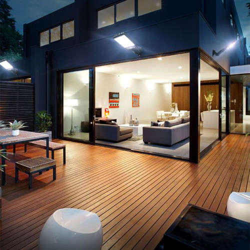 108COB Solar Street Light Outdoor Garden Wall Mounted Motion Sensor Light