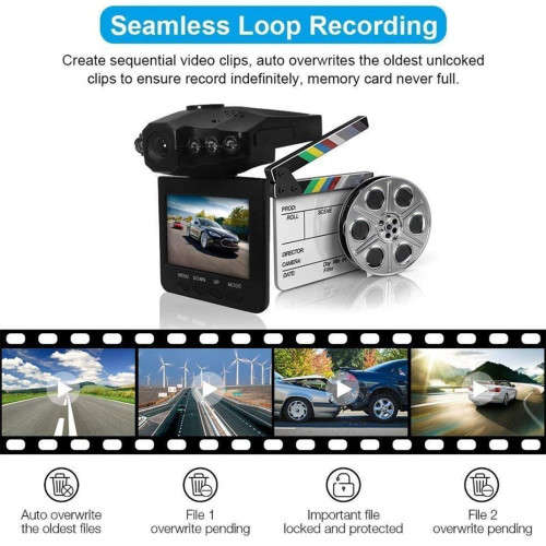 2.5 Inch Dash Cam Car DVR Video Recorder with Night Vision