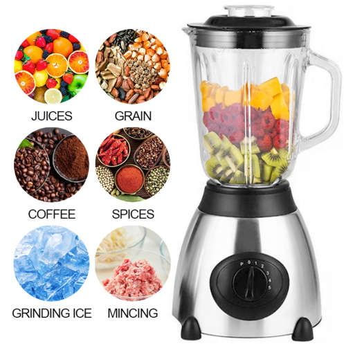 2 in 1 Fruit Vegetable Blender Mug Electric Juicer Smoothie Blender Home Kitchen Food Processor