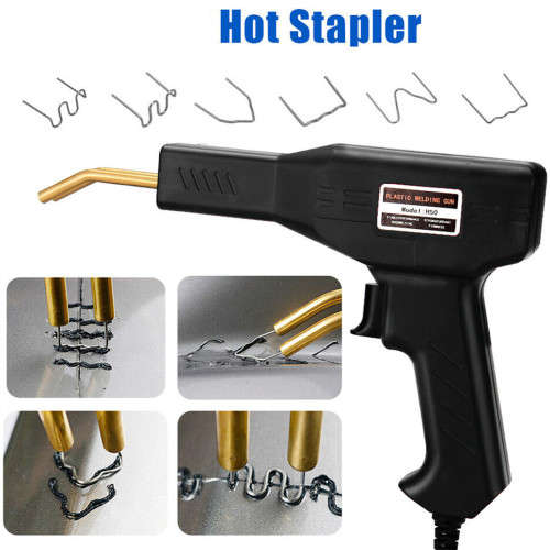 Plastic Repair Machine Welding Heat Gun with Staples & Carry Case
