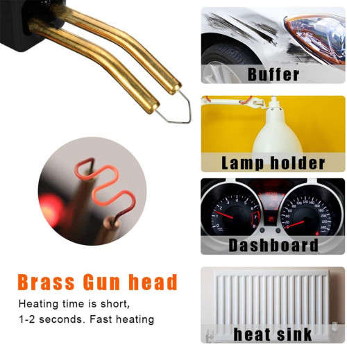 Plastic Repair Machine Welding Heat Gun with Staples & Carry Case