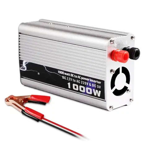 Vehicle Power Inverter DC12V to AC220V Portable 1000W Home Power Inverter 1000W