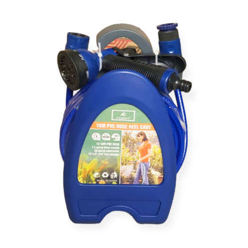 10m Garden Hose Car Wash Hose with Multi-function Nozzle Reel