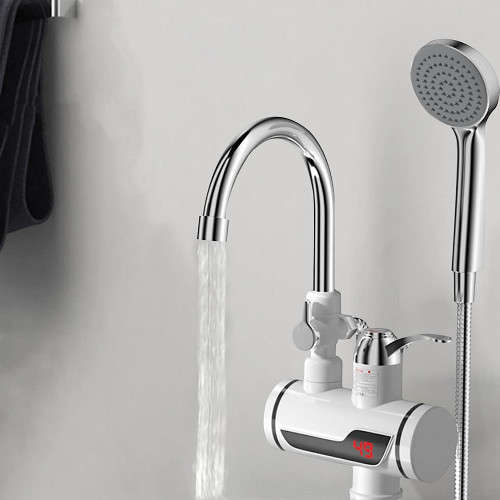 110V instant electric water heater kitchen bathroom digital display electric faucet JG-021