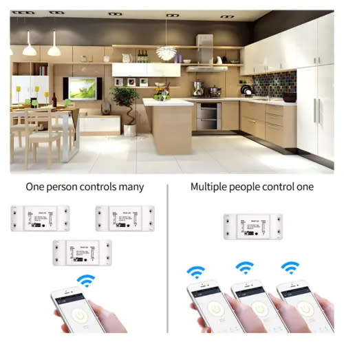 Smart Home Wireless Wifi Switch Smart Home Wireless Automatic Switch Circuit Breaker
