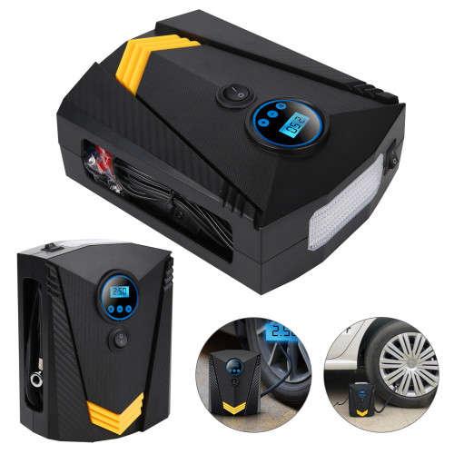 12V Electric Car Tire Air Pump Digital Portable Tire Air Compressor