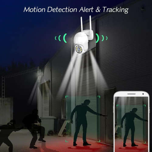 Outdoor 5G WiFi IP Camera Security Surveillance Two-Way Audio Waterproof 811 HD 1080P