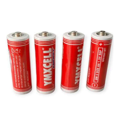 4 AA batteries at 1.5V