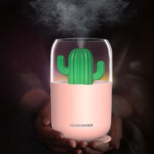 Cute Cactus Humidifier Diffuser