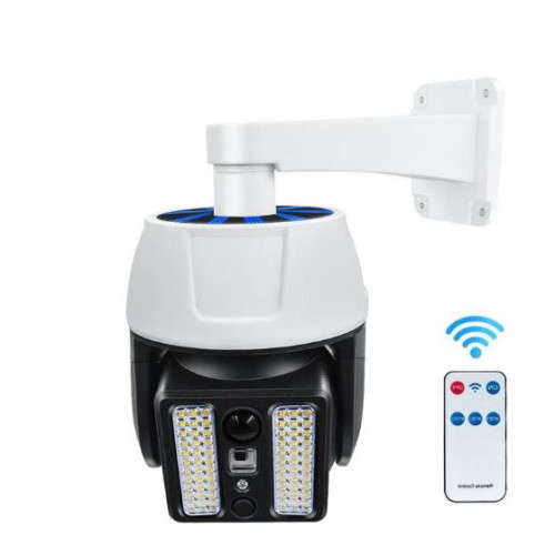FA-5118-2 2 in 1 Solar  Sensor Dummy  Camera Wall Light  With Remote Control