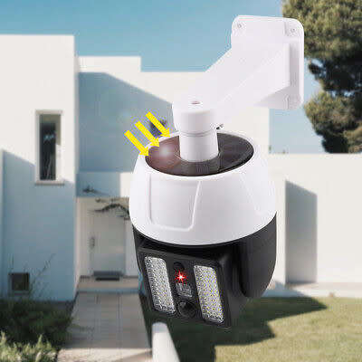 FA-5118-2 2 in 1 Solar  Sensor Dummy  Camera Wall Light  With Remote Control