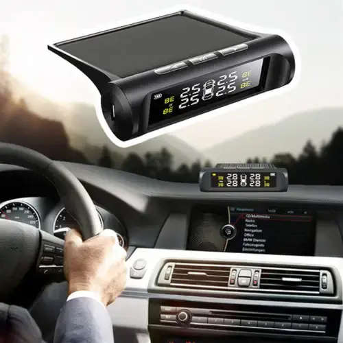 Wireless Tire Pressure Monitoring System Solar Powered TPMS