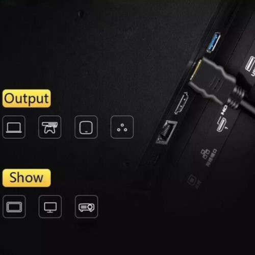 SE-H01 HDMI to HDMI Cable Black 1.5M